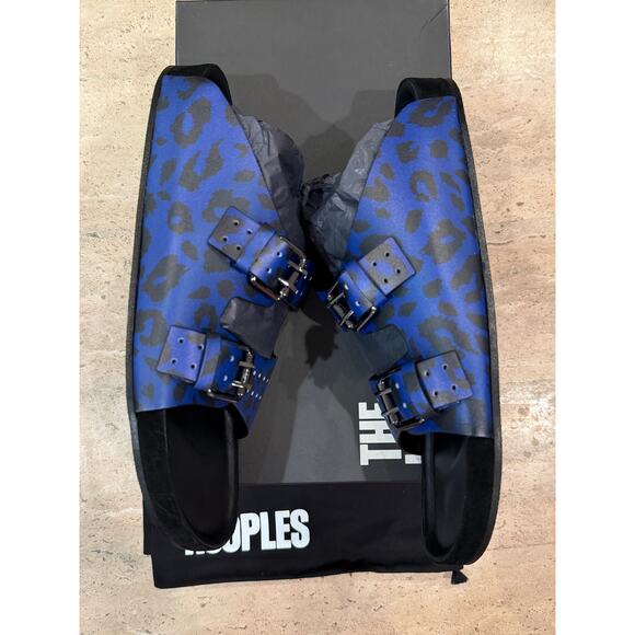 NEW IN BOX The Kooples Men’s Leopard-Print Leather Sandals 44 main image 7